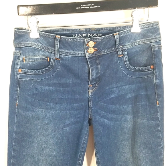 Naf Naf Boot Cut Medium Rise Blue Jean . 8 - Picture 3 of 16